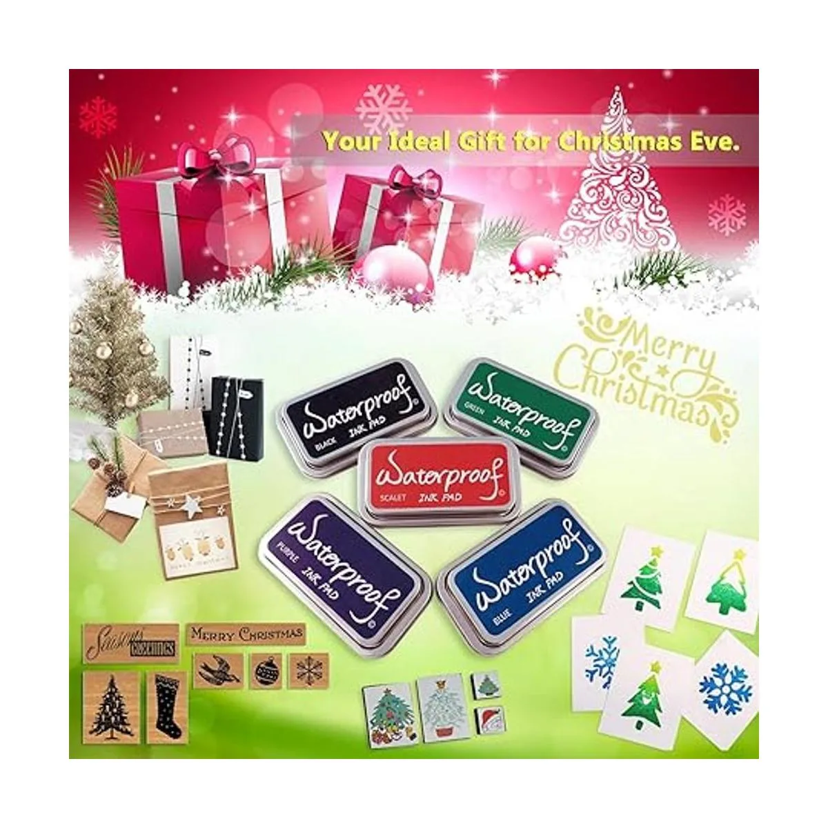 Almohadillas de tinta para sellos de goma almohadillas de_2