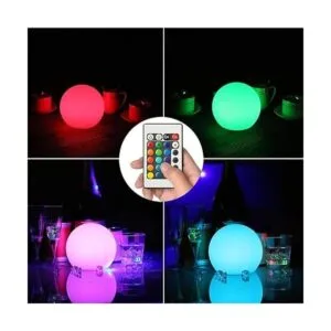 Borelor Luz de bola LED recargable de 6 pulgadas y_2