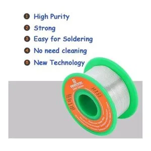 Cable de soldadura sin plomo con núcleo de rosa 25_4