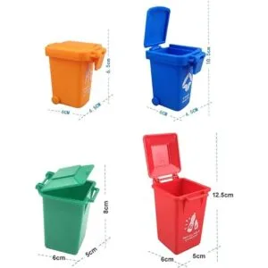 Nuanmu Cubo de basura de juguete para niños 2 estilos de_5