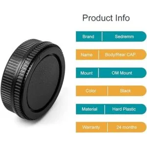 Tapa de cuerpo de cámara y tapa trasera de lente Set de_2