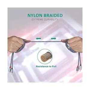 Cable RCA 2 macho a 2 machos RCA audio estéreo cable de_4