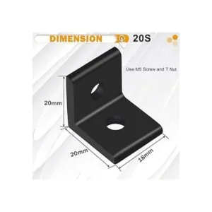 KOOTANS Juego de 10 piezas 2020Series 2 agujeros 90 grados