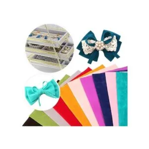 David accessories Tela suave de terciopelo de doble cara_6