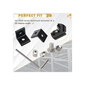 KOOTANS Juego de 10 piezas 2020Series 2 agujeros 90 grados