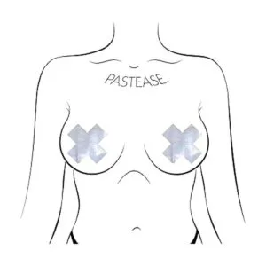Pastease Pezple Cover Pasties Plus X Cruz holográfica_4