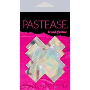 Pastease Pezple Cover Pasties Plus X Cruz holográfica_2