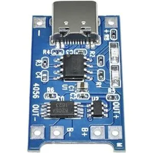 10 unidades TP4056 TipoC interfaz de entrada USB 5V 1A_5