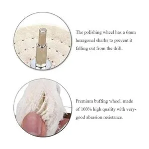 ANAHAF Rueda de pulido para taladro 8 piezas de pulido de