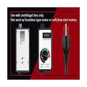 Para Router Fan Controlador de Velocidad Variable Motor_6