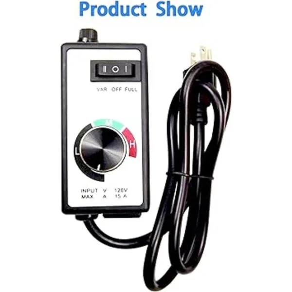 Para Router Fan Controlador de Velocidad Variable Motor_2