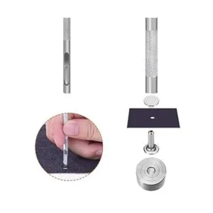 Selizo 480 juegos de 4 colores 3 tamaños de remaches de