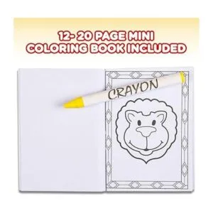 ArtCreativity Mini kit de libros para colorear de animales_4