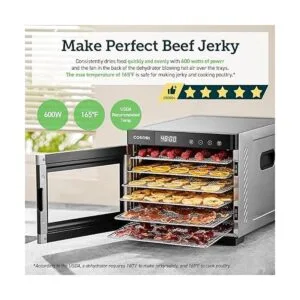 COSORI Deshidratadora de alimentos 50 recetas con_2