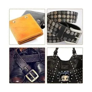 Selizo 480 juegos de 4 colores 3 tamaños de remaches de