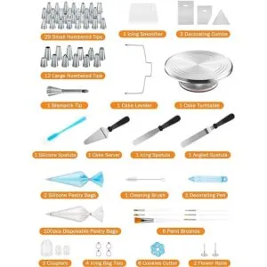 Kootek 177 piezas de kits de decoración de pasteles
