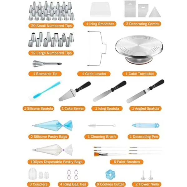 Kootek 177 piezas de kits de decoración de pasteles