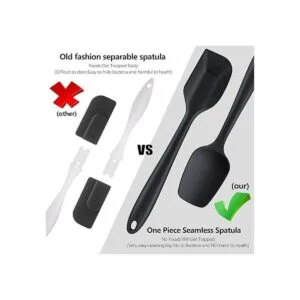 Juego de 6 espátulas de silicona de grado alimenticio_3