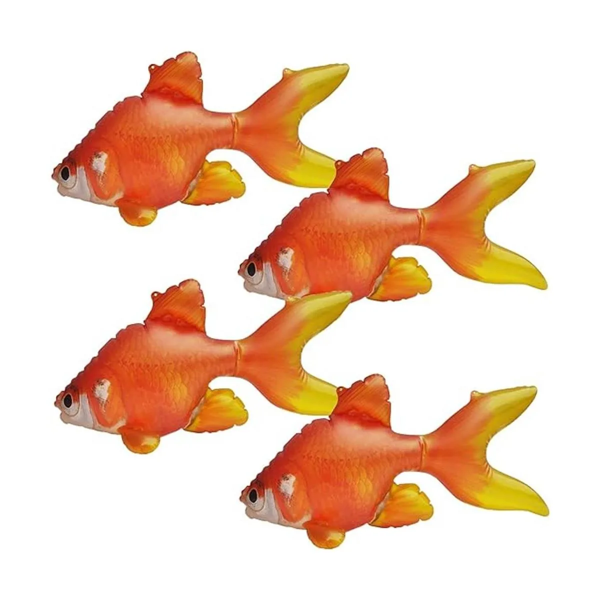 Jet Creations Paquete de 4 peces dorados inflables de 51