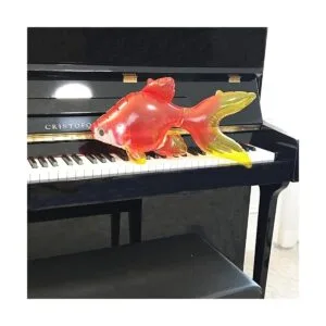 Jet Creations Paquete de 4 peces dorados inflables de 51