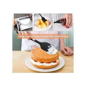 Juego de 6 espátulas de silicona de grado alimenticio_5