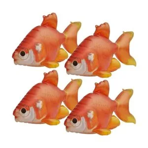 Jet Creations Paquete de 4 peces dorados inflables de 51
