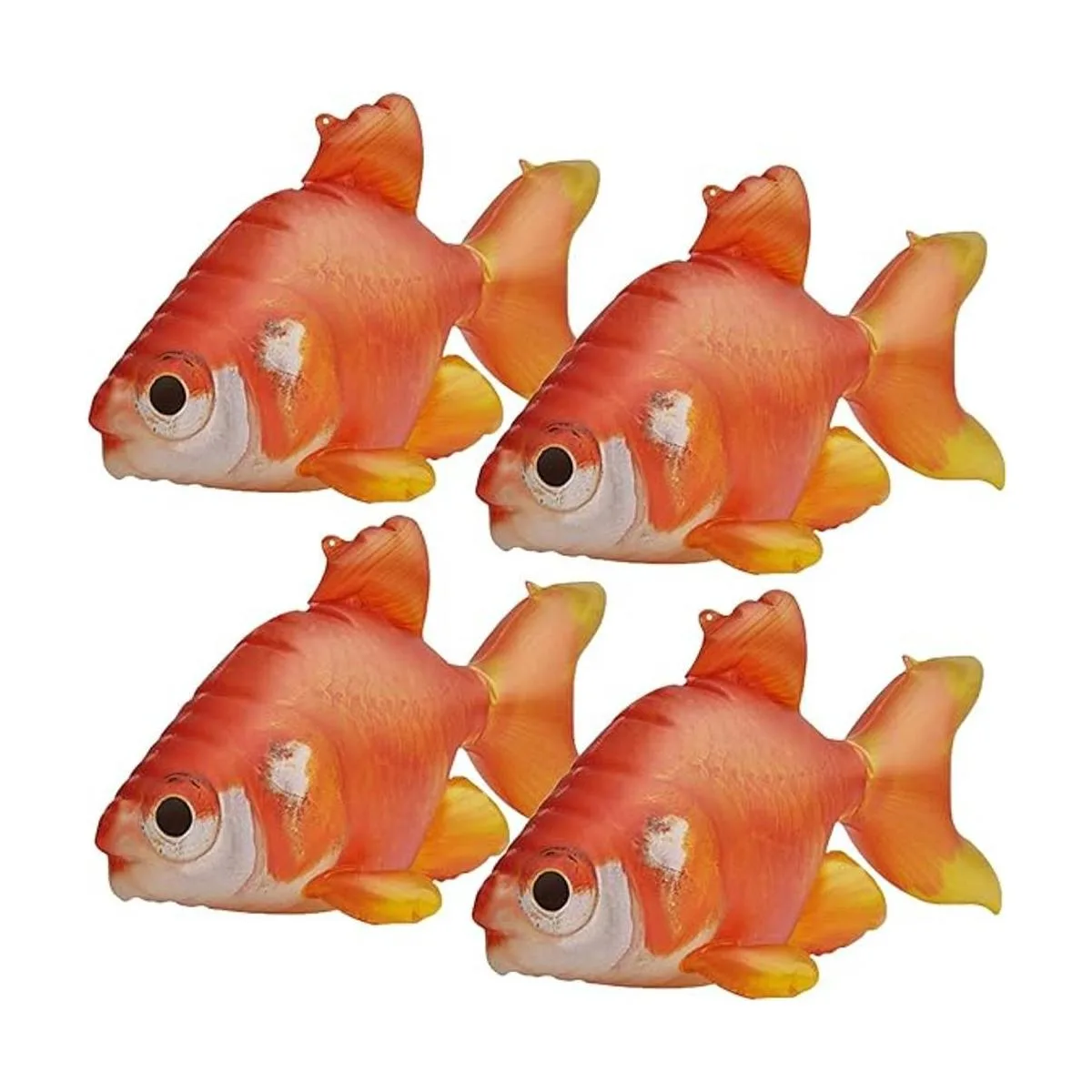 Jet Creations Paquete de 4 peces dorados inflables de 51