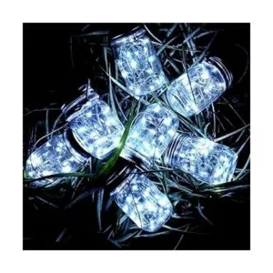 Paquete de 10 luces solares para tarros de masón 20 luces_2