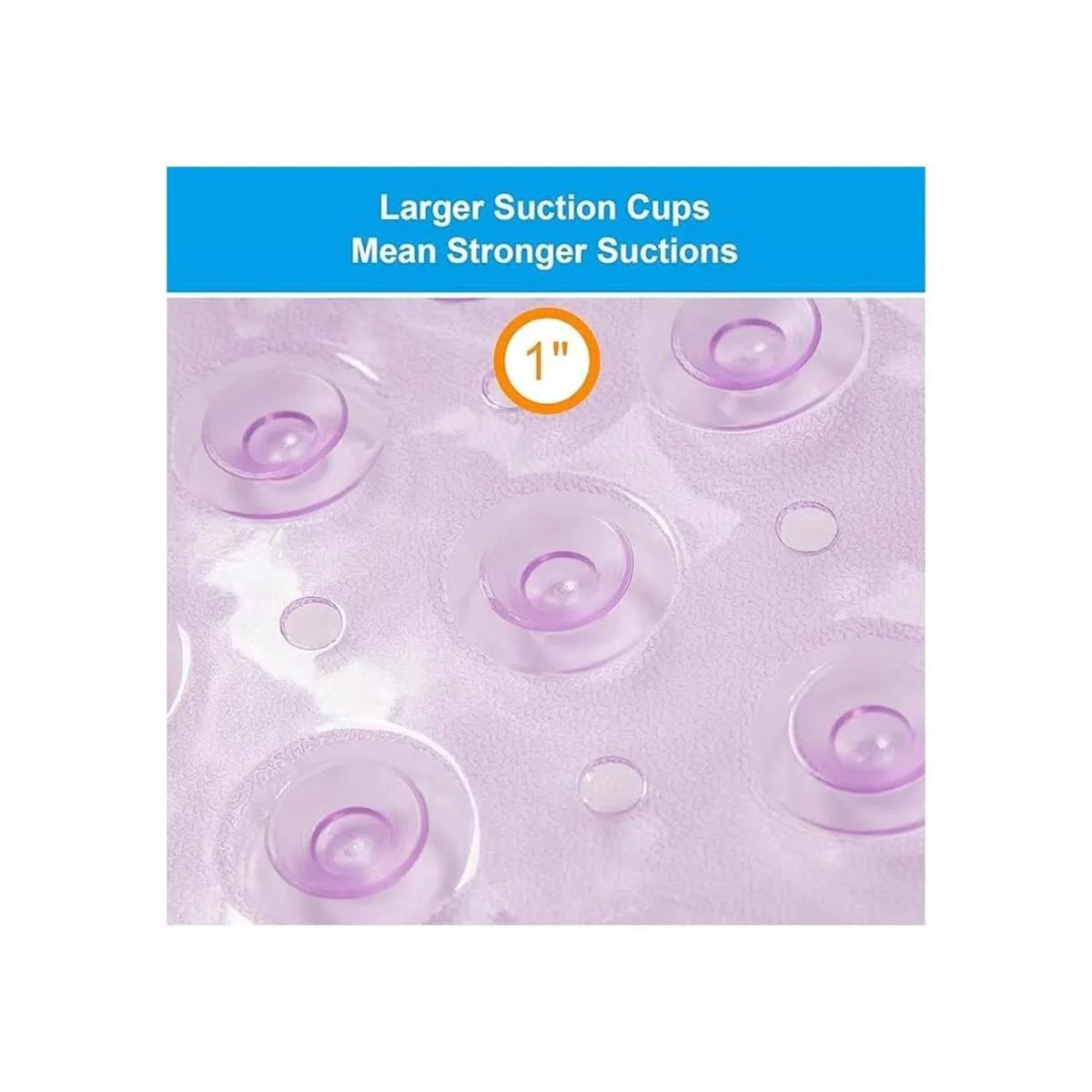 AmazerBath Alfombrilla de baño antideslizante de 40 x 16_5