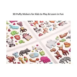 IMNEXT2U Pegatinas 3D hinchadas para niños calcomanías_5
