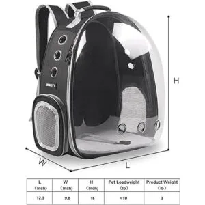 Beikott Mochila para llevar a tu mascota gato perro_6