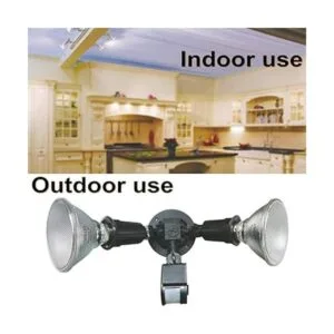 Reflector de vidrio PAR38 blanco cálido LED bombilla