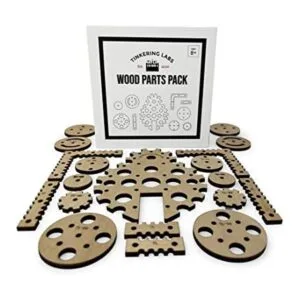 Tinkering Labs Wood Parts Pack Juego completo de piezas_1