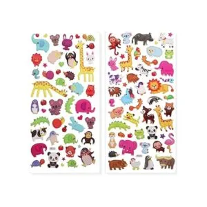 IMNEXT2U Pegatinas 3D hinchadas para niños calcomanías_2