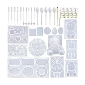 EuTengHao 132 moldes de silicona de animales kit de