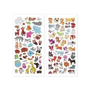 IMNEXT2U Pegatinas 3D hinchadas para niños calcomanías_3