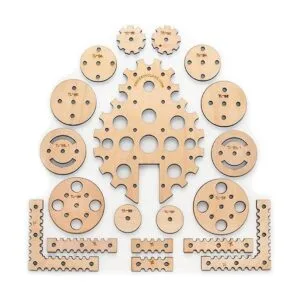 Tinkering Labs Wood Parts Pack Juego completo de piezas_2