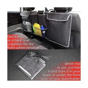 Organizador de maletero para asiento trasero de coche