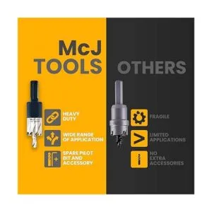 McJ Tools M2HSS Broca circular para sacabocados de 316_5