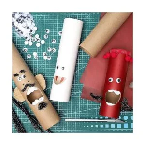 50 rollos de toallas de papel vacías marrones tubos de_2