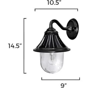 Gama Sonic Orion Lámpara solar de pared para exteriores_5