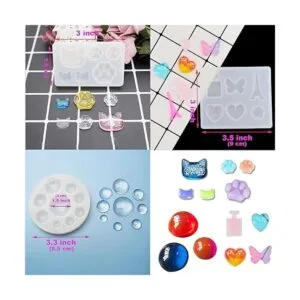 EuTengHao 132 moldes de silicona de animales kit de