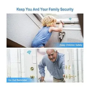 Campanilla de puerta sensor inalámbrico de puerta timbre_3