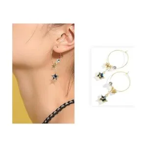 TOAOB 600 anillos de cristal de vino de plata y oro de