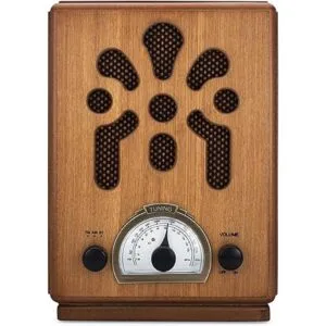ClearClick Radio AMFM de estilo retro clásico vintage con_2