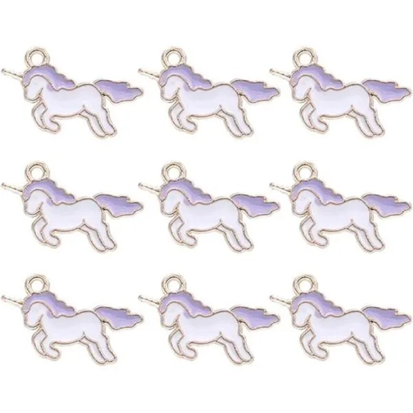 50 dijes chapados en oro y bonitos mini dijes esmaltados_1