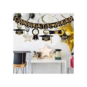 Decoración de la bandera del remolino de la graduación_4