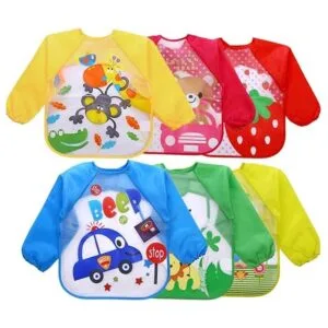 EchoDone Paquete de 6 delantales impermeables para niños_1