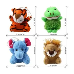 Juego de 32 piezas de mini animales de peluche lindo_4