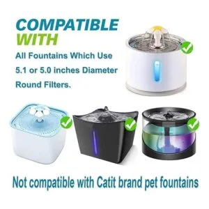 Filtros de fuente de agua para gatos 50 más de filtros_5